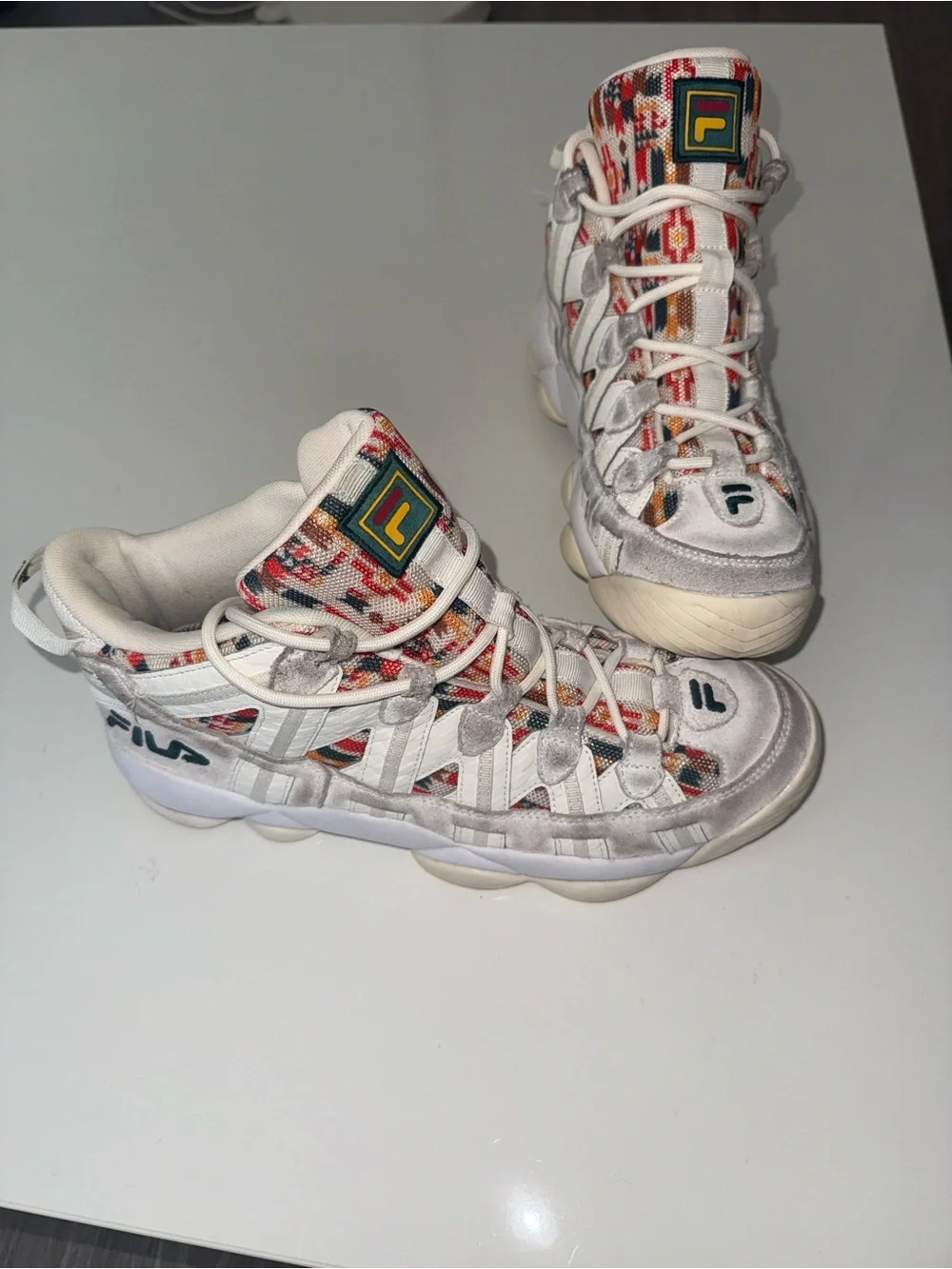 Fila Men's Stackhouse Spaghetti Basketball Shoes Size 12